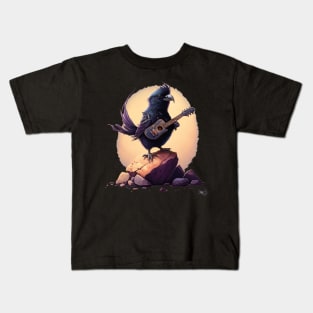 the crow rock Kids T-Shirt